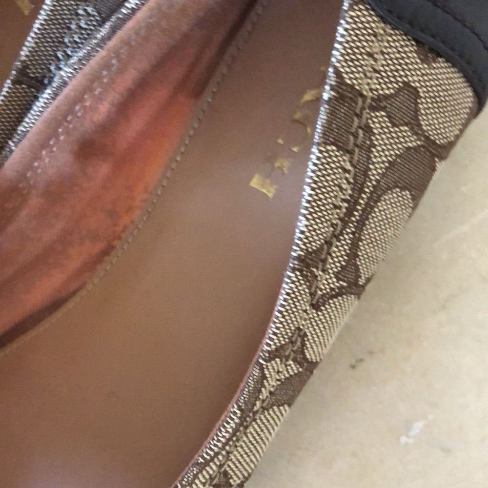 Coach Signature Flats In Brown Color Used In Size… - image 5